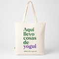 Aquí llevo cosas de yogui