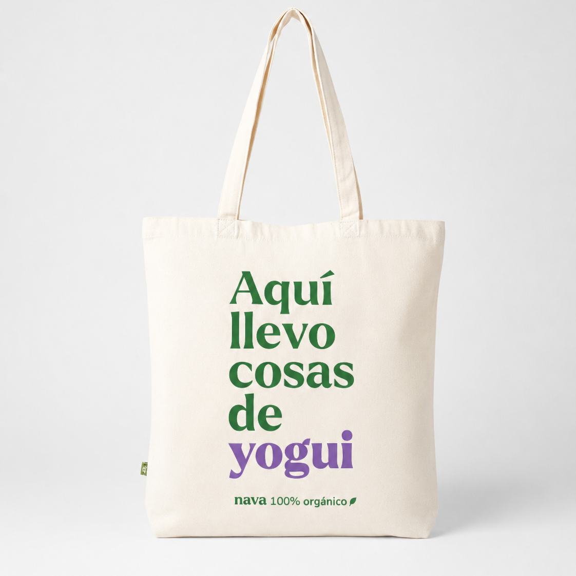 Aquí llevo cosas de yogui
