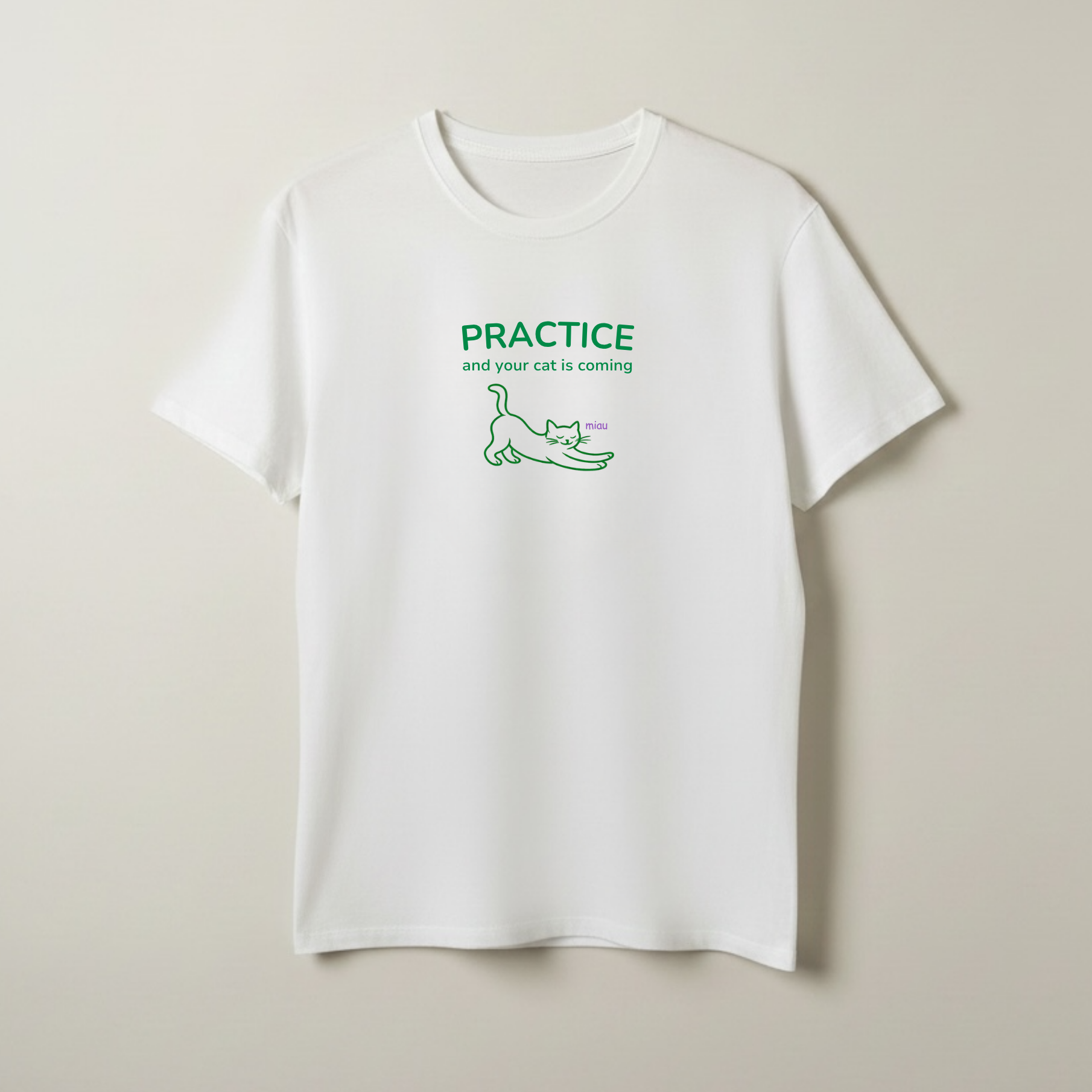 Practice and your cat is coming